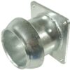 Racor macho 5" + brida cuadrada