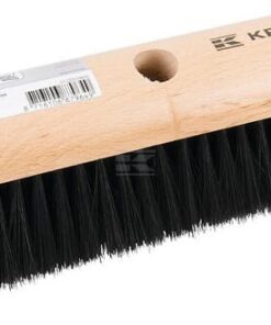 Escobón de fibra negra sintética 29cm