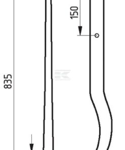 Stalk universal 750 mm, Farmet