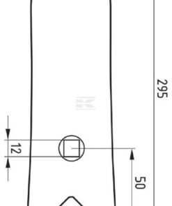 Mouldboard center Smaragd 1 pcs 5000-1260