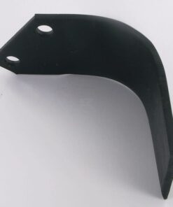 Cuchilla rotavator 165x135x80 mm, 7 mm de grosor, válida para Kuhn