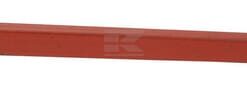 Púa cargadora, recta, sección cuadrada, 44x820mm, puntiaguda, con tuerca M28x1.5mm, roja
