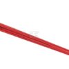 Púa acodada para cargadora  Sección doble-T de 60 mm, 36 x 810 mm, extremo en punta con tuerca de M22 x 1,5 mm, roja, gopart