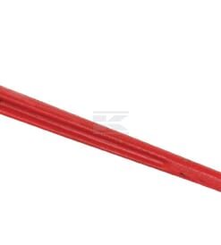 Púa acodada para cargadora  Sección doble-T de 60 mm, 36 x 810 mm, extremo en punta con tuerca de M22 x 1,5 mm, roja, gopart