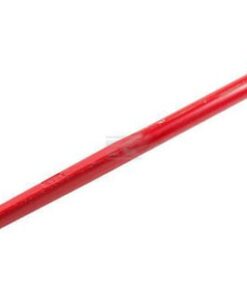 Loader tine, straight, square section 45x1250mm, pointed tip with M28x1.5mm nut, black, Battista Porteri