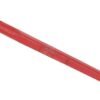 Diente cargadora frontal, recto, sección cuadrada de 45 x 980 mm, punta afilada, rojo, con tuerca de M28 x 1,5 mm, gopart