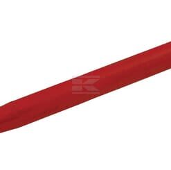 Loader tine, straight, round section 50x820mm, pointed tip with M28x1.5mm nut, black, Battista Porteri