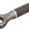 Rotary tow hitch to be welded on, E414, L-370mm, FI 45mm, 2050 kg, towing capacity 6T