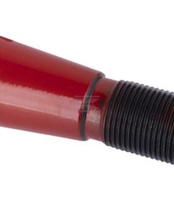 Púa cargadora curva, sección cuadrada, 35 x 585 mm, en punta, con tuerca M22 x 1,5 mm, roja 8 Púa cargadora curva, sección cuadrada, 35 x 585 mm, en punta, con tuerca M22 x 1,5 mm, roja