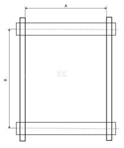 Placa de adaptación soldable Hydrema S45