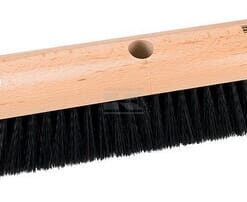 Escobón de fibra negra sintética 50cm