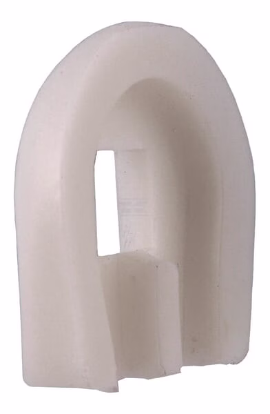 Pieza de sujeción para púas de rastrillo giratorio, plástico PZK 1 Clamping piece for wheel rake tine, plastic PZK