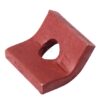 Rotary tedder tine holder