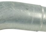 Codo de 45° + brida cuadrada + boquilla 5"