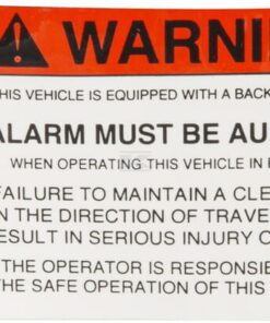 Back up alarm 102dB 12/24V