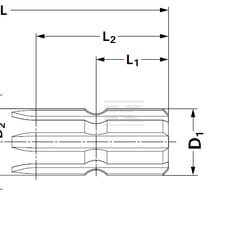 Reducer 1.3/4 6 x 1.3/8