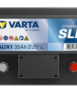 Batería 12 V 35 Ah 520 A AUX 1 VARTA Dynamic AUX 16 Batería, 12V 35Ah 520A, AUX 1 VARTA Dynamic AUX