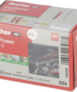 Plug Duopower 5x25 S 50pcs