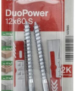 Plug Duopower 12x60 S 2pcs
