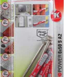 Plug Duopower 6x50 S A2 4pcs