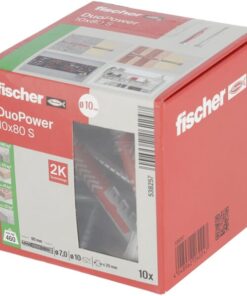 Tapón Duopower 10x80 S caja 10 uds.
