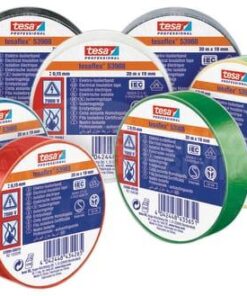 Cinta aislante, blanca, 20 m x 19 mm TesaFLEX®