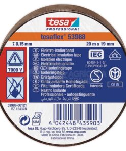 Cinta aislante, marrón, 20 m x 19 mm TesaFLEX®