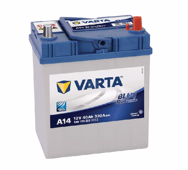 Batería 12 V 40 Ah, 330 A, Blue Dynamic, VARTA 1 Batería 12 V 40 Ah, 330 A, Blue Dynamic, VARTA