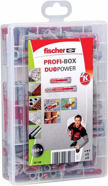Caja Profi Duopower, surtido de tacos SL (150 uds.) 1 Profi-Box Duopower plug assortment SL 150pcs
