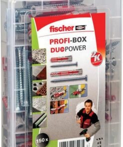 Profi-Box Duopower plug/screw assortment SL 150pcs