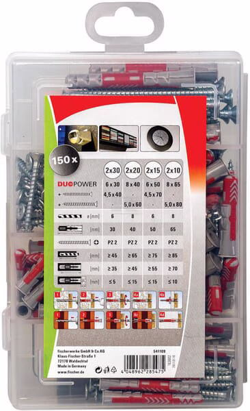 Profi-Box Duopower plug/screw assortment SL 150pcs 4 Profi-Box Duopower plug/screw assortment SL 150pcs
