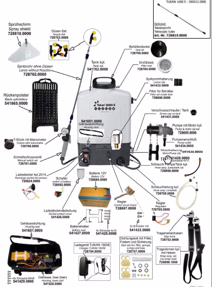 Cargador de batería 12V Tukan 1600E 2 Battery charger 12V Tukan 1600E