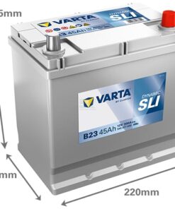 Batería, 12V 45Ah 300A, B23 VARTA Dynamic SLI