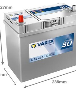Batería, 12V 45Ah 330A, B33 VARTA Dynamic SLI