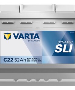 Batería, 12V 52Ah 470A, C22 VARTA Dynamic SLI
