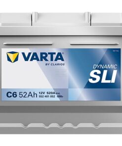 Batería 12 V 52 Ah 520 A C6 VARTA Dynamic SLI 15 Batería, 12V 52Ah 520A, C6 VARTA Dynamic SLI