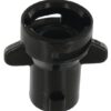 Tapón adaptador de boquilla, tipo bayoneta, Hardi, color negro, TeeJet