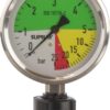 Manómetro 0-5/25bar Ø100 F34G