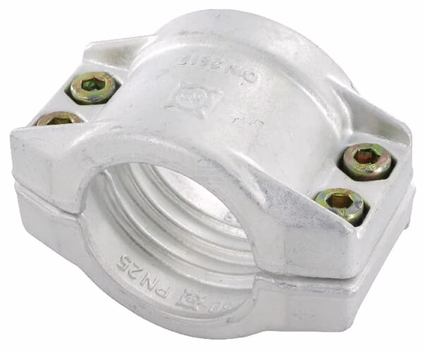 Abrazadera de seguridad aluminio 50x53 mm para manguera de 38 mm 1 Abrazadera de seguridad aluminio 50x53 mm para manguera de 38 mm