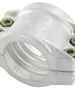 Abrazadera de seguridad aluminio 36x39 mm para manguera de 25 mm