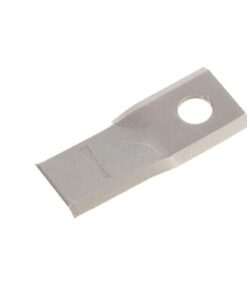 Cuchilla derecha de segadora, D, 107x45x4 Ø18,25 válida para Kuhn/John Deere/New Holland (paqu. 25 uds.)