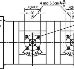 Bomba hidráulica de engranajes AZPFF-10-004/004LSA2020MB Bosch Rexroth