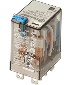 Relé, 2 polos, 12V/CC
