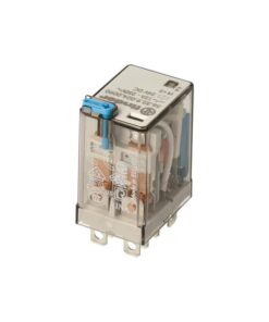 Relé, 2 polos, 24V/CC