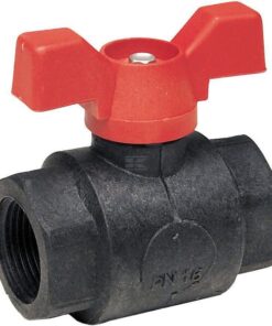 Llave 2 vías de PVC 1/2"-1/2"