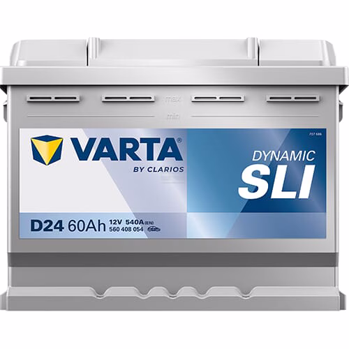 Batería, 12V 60Ah 540A, D24 VARTA Dynamic SLI 2 Batería, 12V 60Ah 540A, D24 VARTA Dynamic SLI