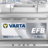 Batería, 12V 60Ah 640A, N60 VARTA Dynamic EFB