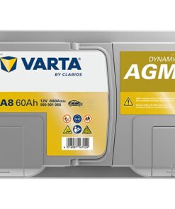 Batería, 12V 60Ah 680A, A8 VARTA Dynamic AGM