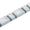 Peso adhesivo cinc 363-7 3x5/3 10 Peso adhesivo cinc 363-7 3x5/3