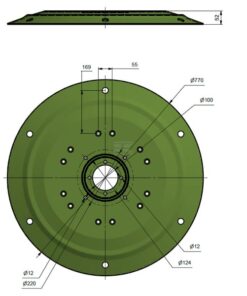 Mower disc Z-105